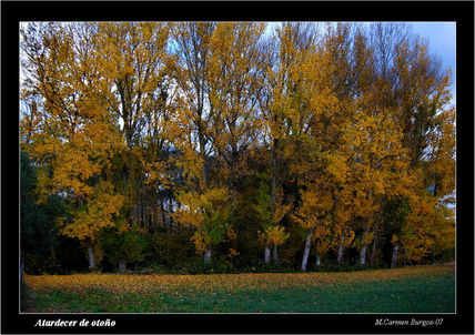 Atardecer de otoño