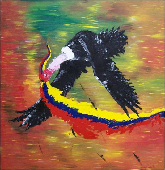 libertad Acrylic Canvas Figure Painting