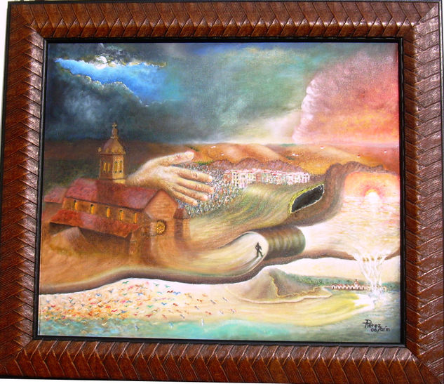 Experiencia Religiosa Oil Canvas Landscaping