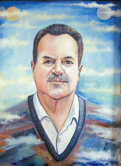 " CERVANDO MENCHACA " Oil Canvas Portrait