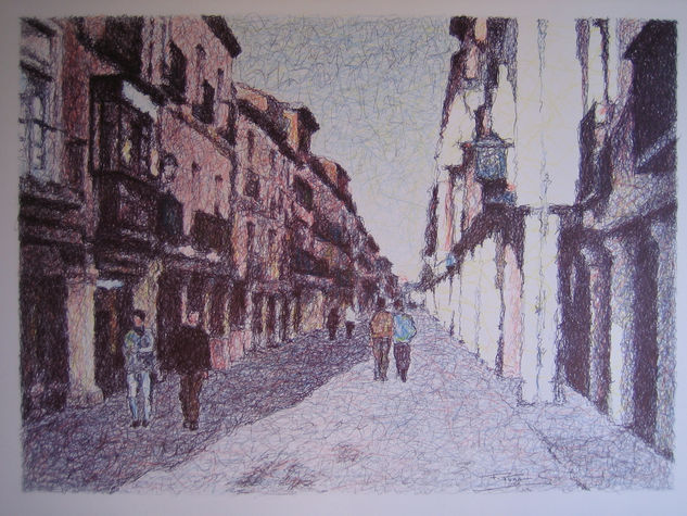 Calle Mayor Mixed Media