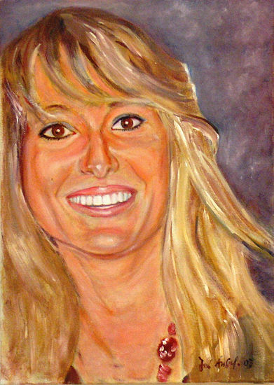 ANA BELÉN N.A. II Oil Canvas Portrait