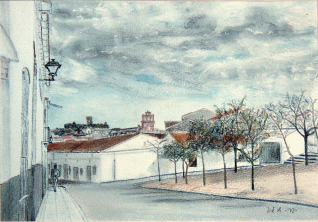 PLAZA DE PIZARRO Pastel Paper Landscaping