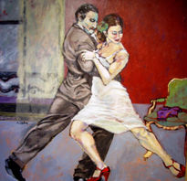 Tango dancers