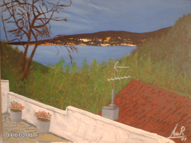 Casa de Bueu (Galicia) Oil Canvas Landscaping