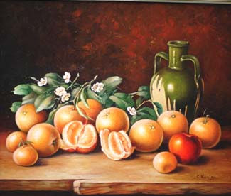 Naranjas Oil Canvas