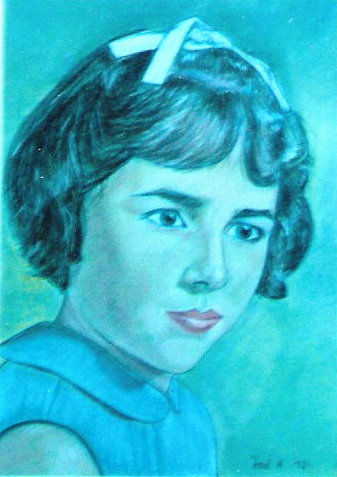 MARÍA del CARMEN A.G. Pastel Papel Retrato