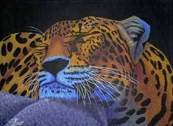 JAGUAR VI Acrylic Textile Animals