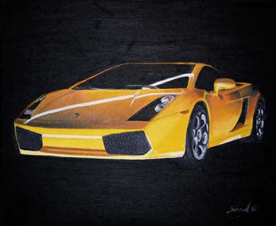 Lamborghini Gallardo Oil Canvas Others