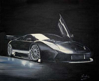 Lamborghini Murcielago Oil Canvas Others