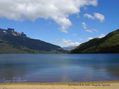 Lago falkner -Andes -Patagonia Argent