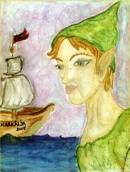 Peter Pan y el barco