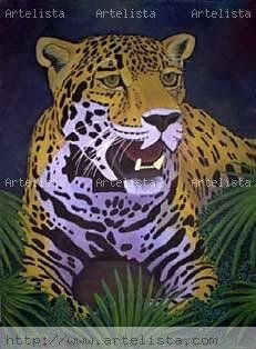 JAGUAR III Acrylic Textile Animals