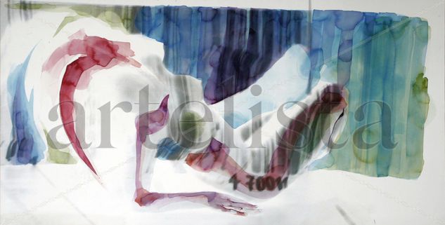 intra2. Mariana color Watercolour Paper Figure Painting