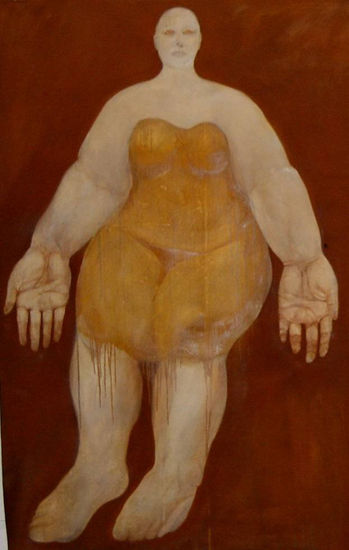 Mujer II. 2003 Oil Canvas Figure Painting