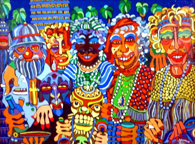 - Carnaval Las Palmas Oil Canvas Others
