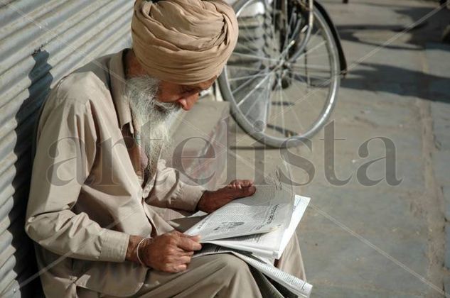 En la calle de Nueva Delhi 