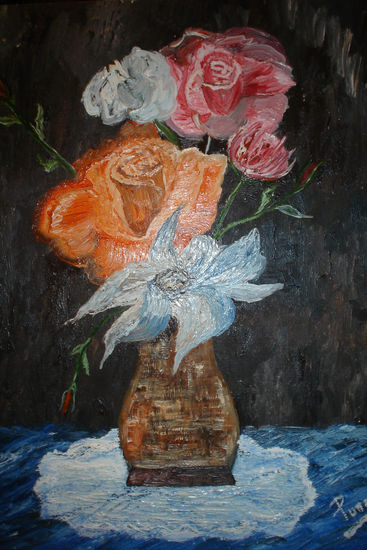 flores Oil Canvas Landscaping