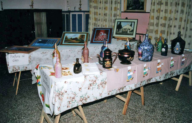 botellas pintadas