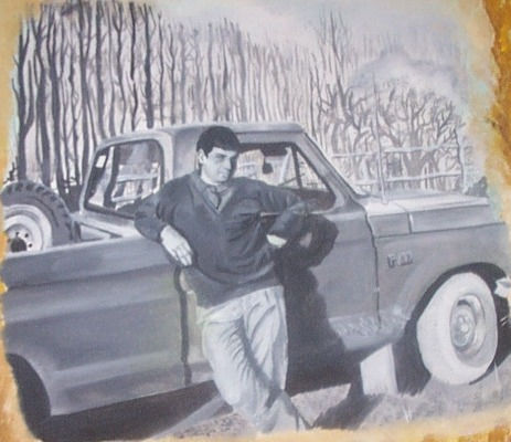 A Mi Padre Oil Canvas