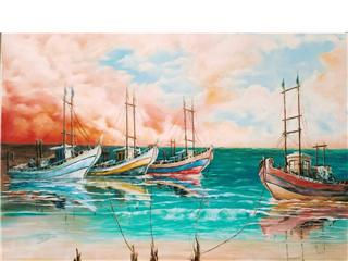 Marina Óleo Lienzo Marina