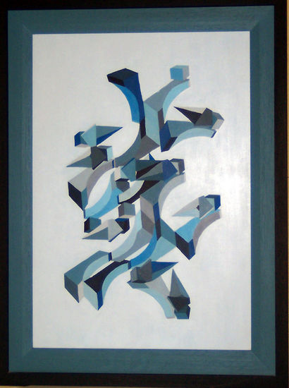 Formas azules Acrylic Panel Others