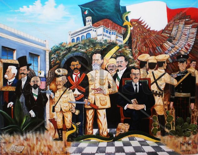 Breve Tratado Pictórico de la Revolución Mexicana o lo que es lo mismo: ?Songo le dio a Borondongo,