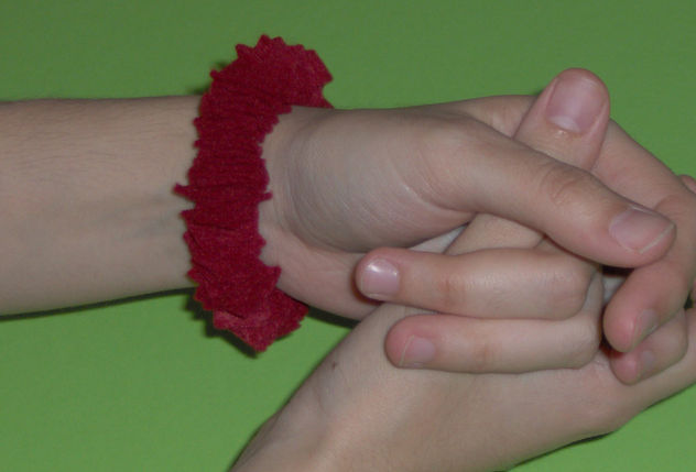 pulsera textil