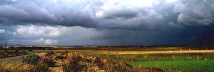 Paisaje con tormenta
