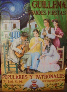 Cartel Fiestas Guillena 2004 