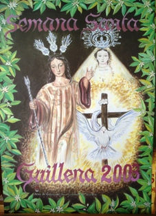 Cartel de la Semana Santa de Guillena 2003 