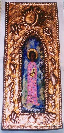 Virgen Florida Orfebrería Metal