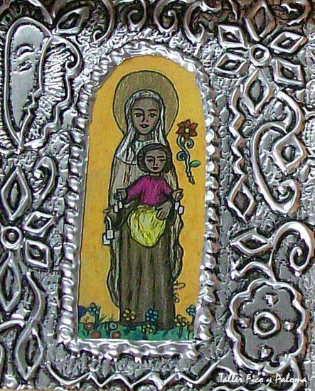 Virgen del Carmen Orfebrería Metal