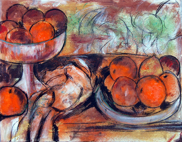 bodegon con naranjas II