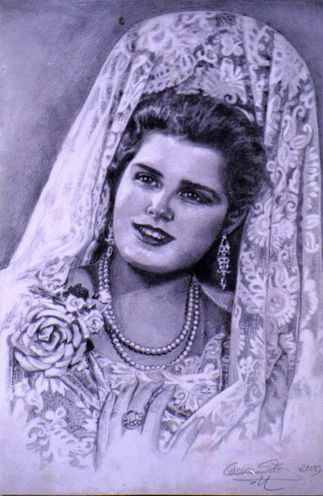 Mujer andaluza con...