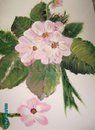 Americana Acrylic Paper Floral Painting