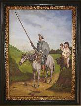 Don Quijote de la Mancha Oil Canvas