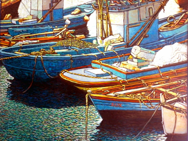 Pesqueros en Mogán (G.C.)