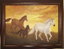 Caballos Oil Canvas