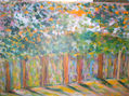 paisaje con arboles