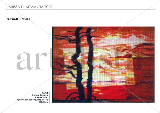 Paisaje rojo