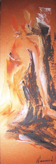 Apuntes mujer I Oil Card Nude Paintings