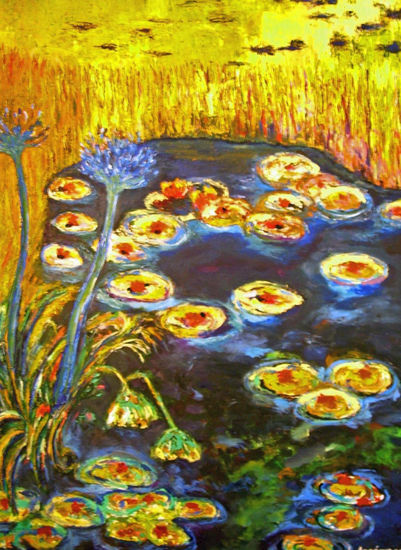 Nenúfares Oil Canvas Landscaping