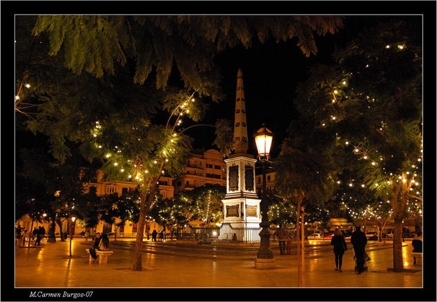 Plaza de La Merced en Navidad 