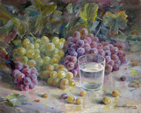 Uvas y agua