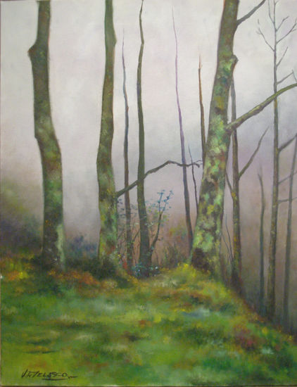 Bosque de Oiartzun Oil Canvas Landscaping