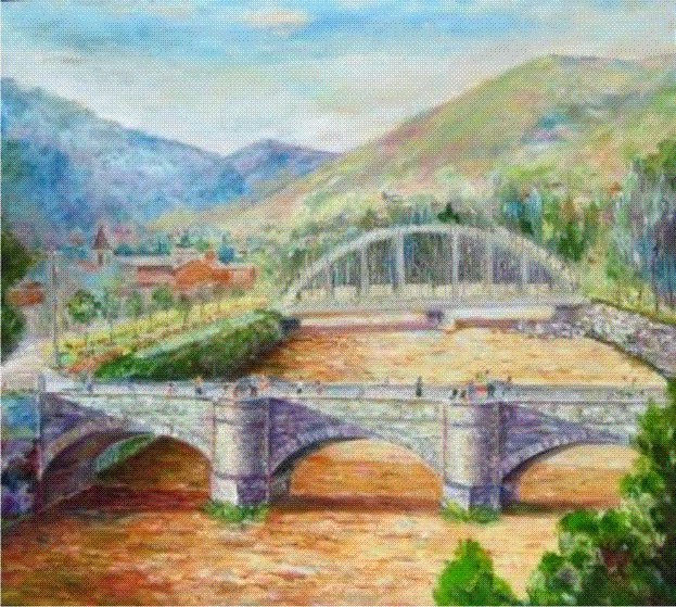 Dos Puentes en río Huallaga