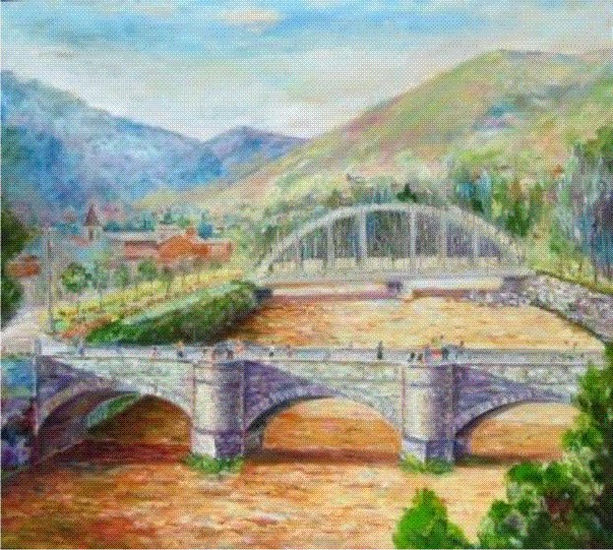 Dos Puentes en río Huallaga 