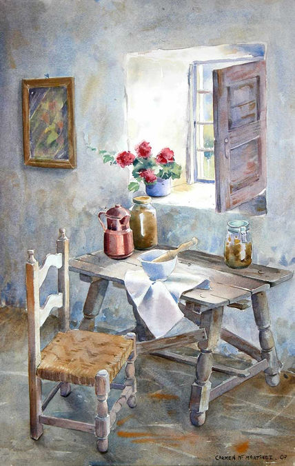 Interior de cortijo