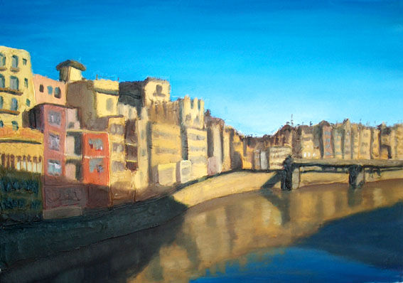 Girona Mixed media Canvas